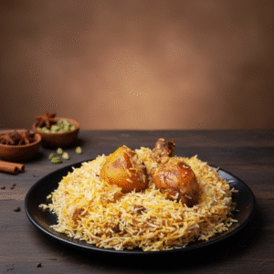 Kolkata Style Chicken Biriyani [serve 1-2]